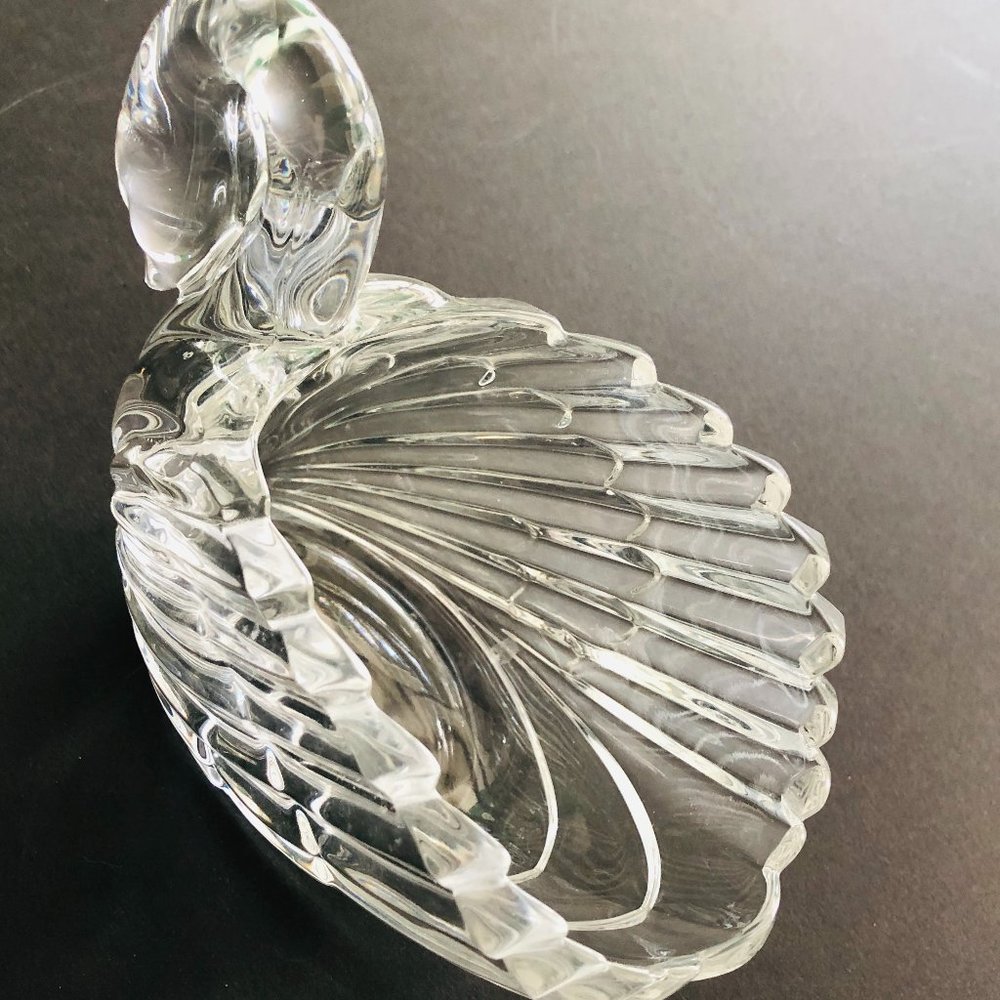 VINTAGE Crystal Swan Lead Crystal West Germany - Picture 3 of 7